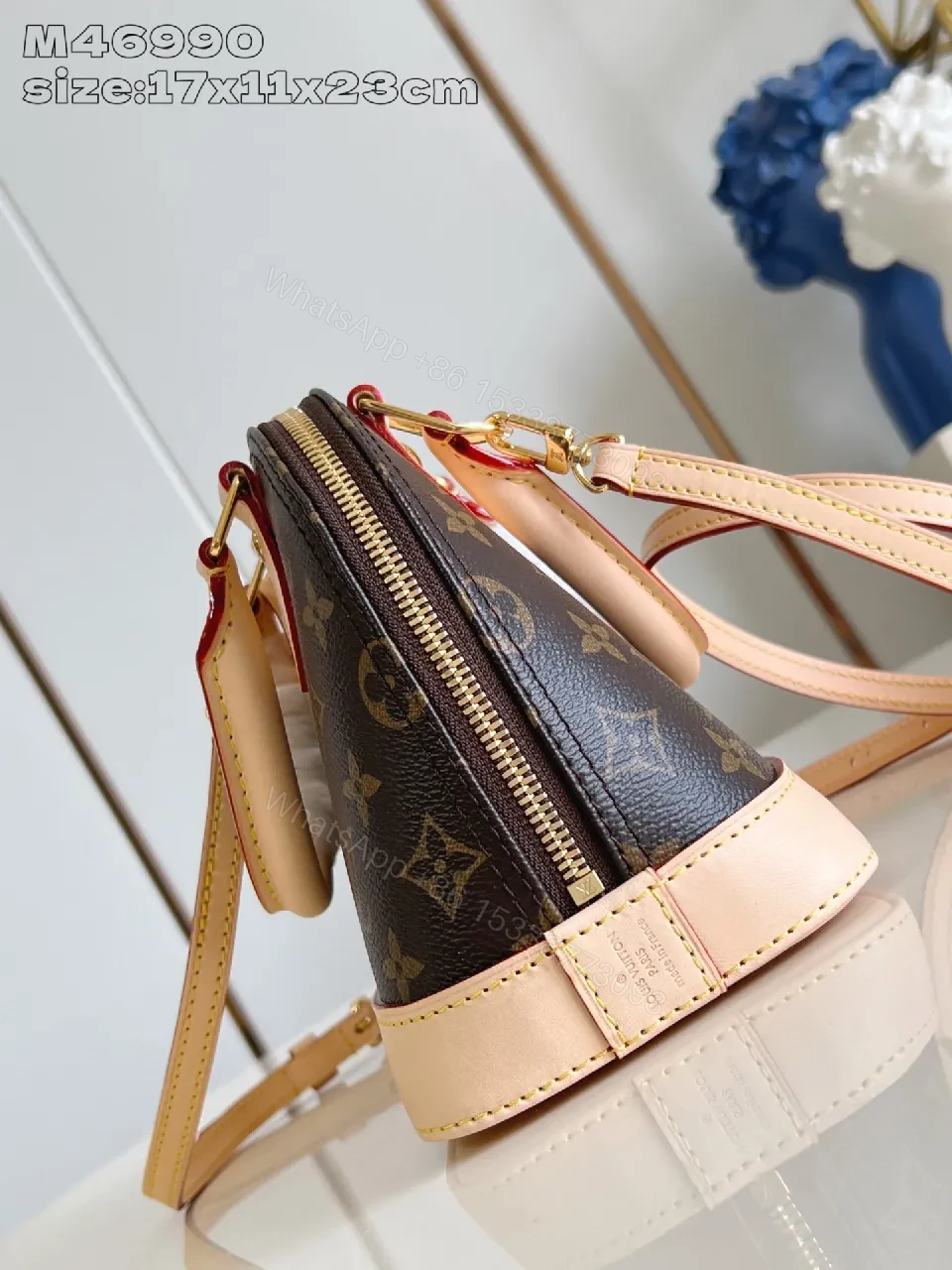 View 2 of Structured Monogram Dome Bag: Luxe Everyday Carry