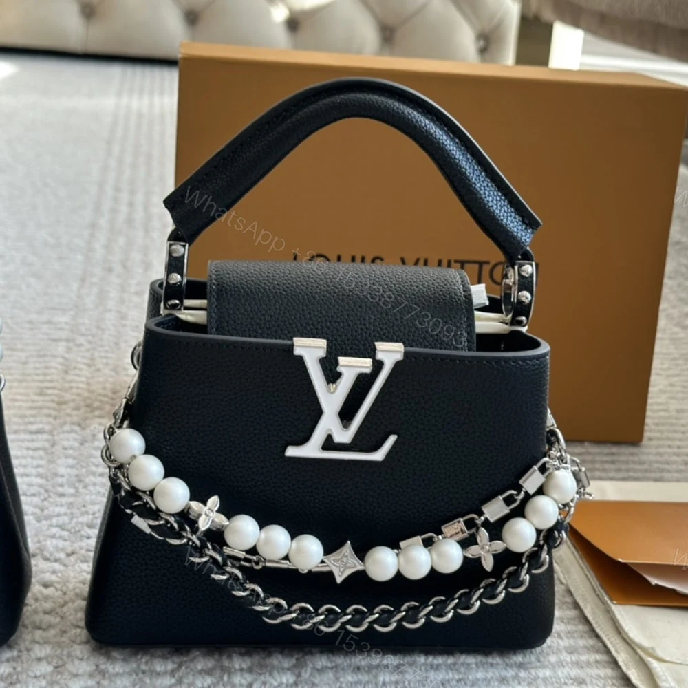 View 2 of Louis Vuitton Capucines Mini Bag Black 20Cm M11908