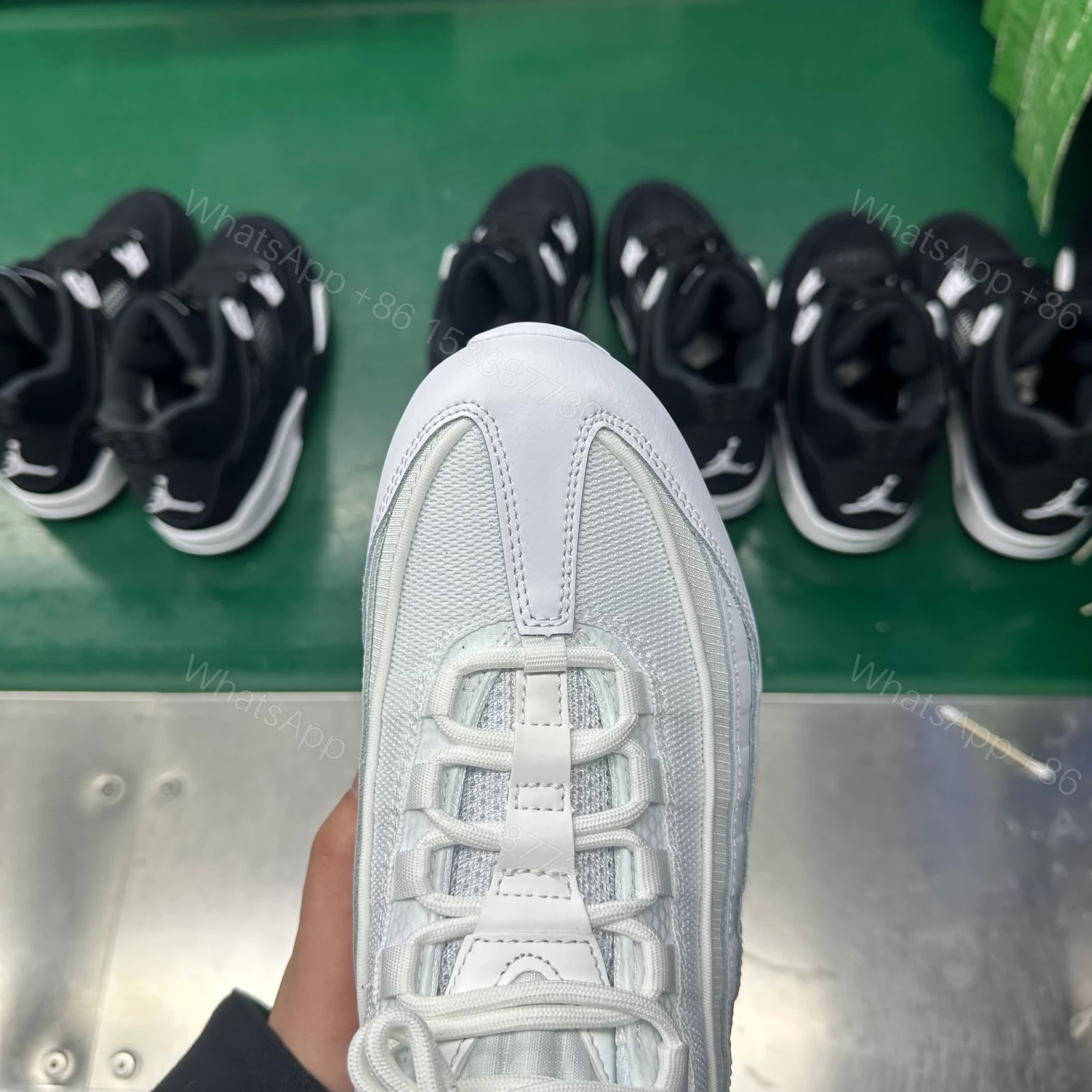 View 4 of Nike Air Max 95 Essential White Grey Fog