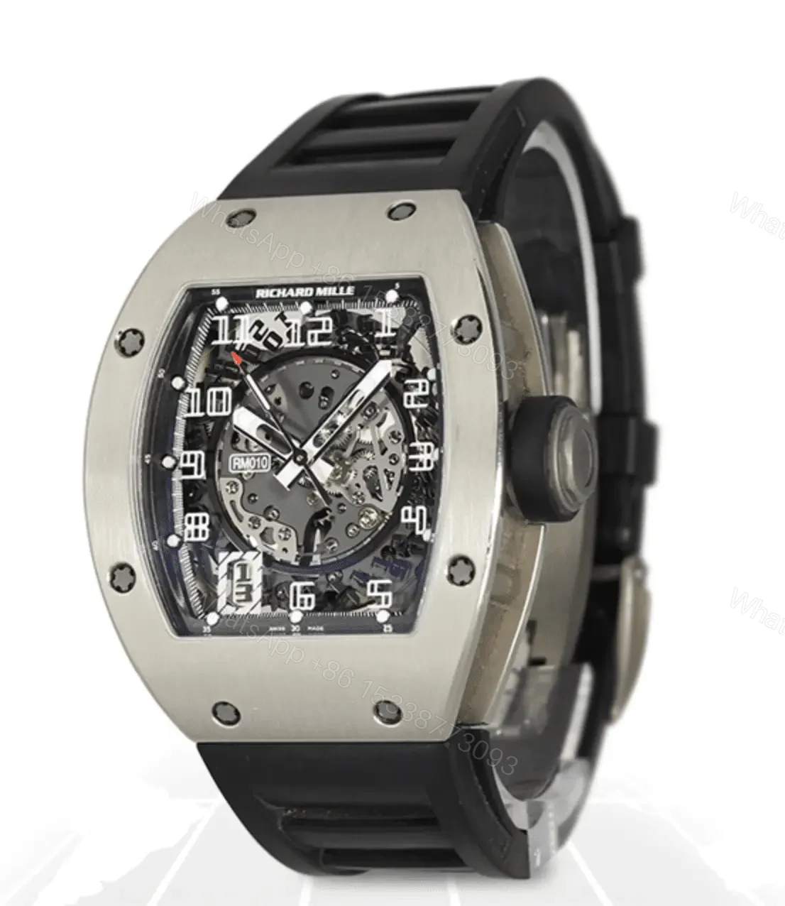 View 2 of Richard Mille Swiss Clone – RM 010 AH WG Best Clone