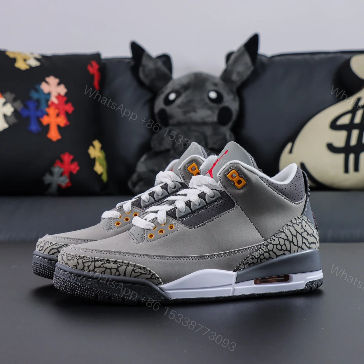 View 8 of Air Jordan 3 Retro “Cool Grey” Reps
