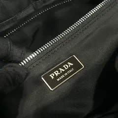 View 3 of TRIANGLE PATTERN TOTE BAG 33 IN BLACK QUILTED RE-NYLON