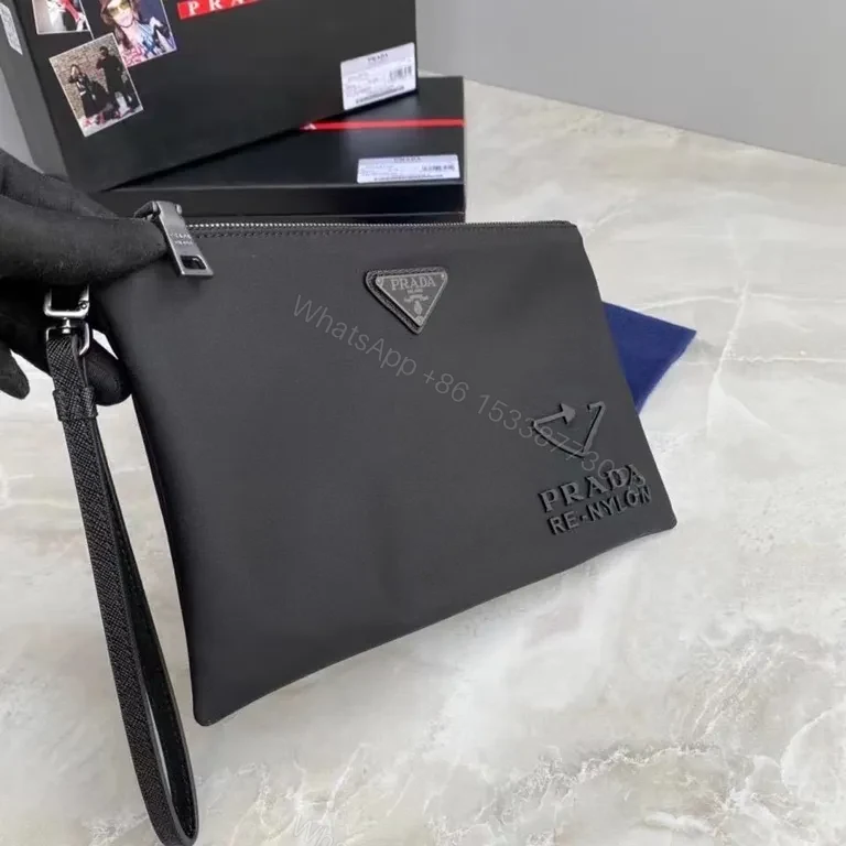 View 7 of Prada Re-Nylon Compact Pouch: Sleek, Everyday Luxury