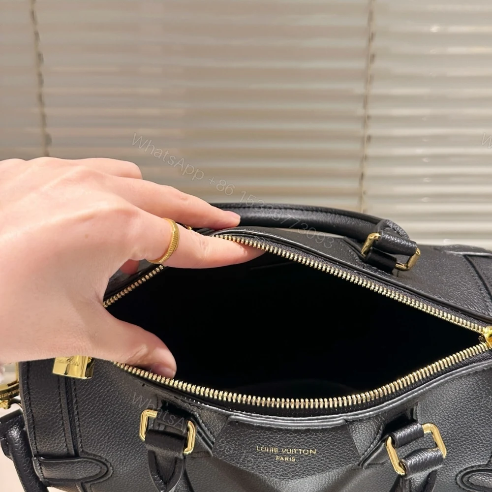 View 7 of Louis Vuitton Speedy 25 Silhouette Bag Black 27Cm
