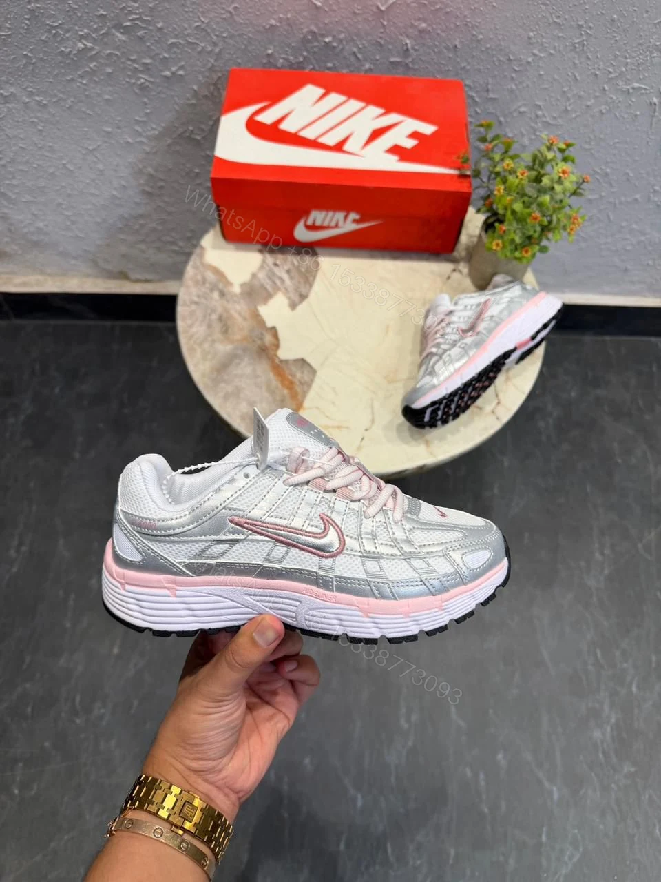 View 2 of Nike P-6000 Trainer First Copy Shoes Baby Pink | COD India