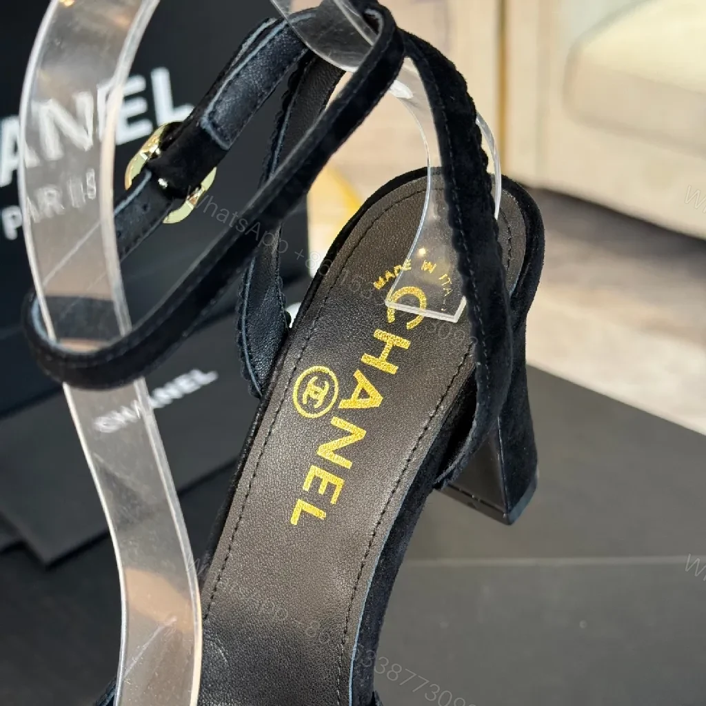 View 3 of Velvet Blush Floral-Embellished Heeled Sandals