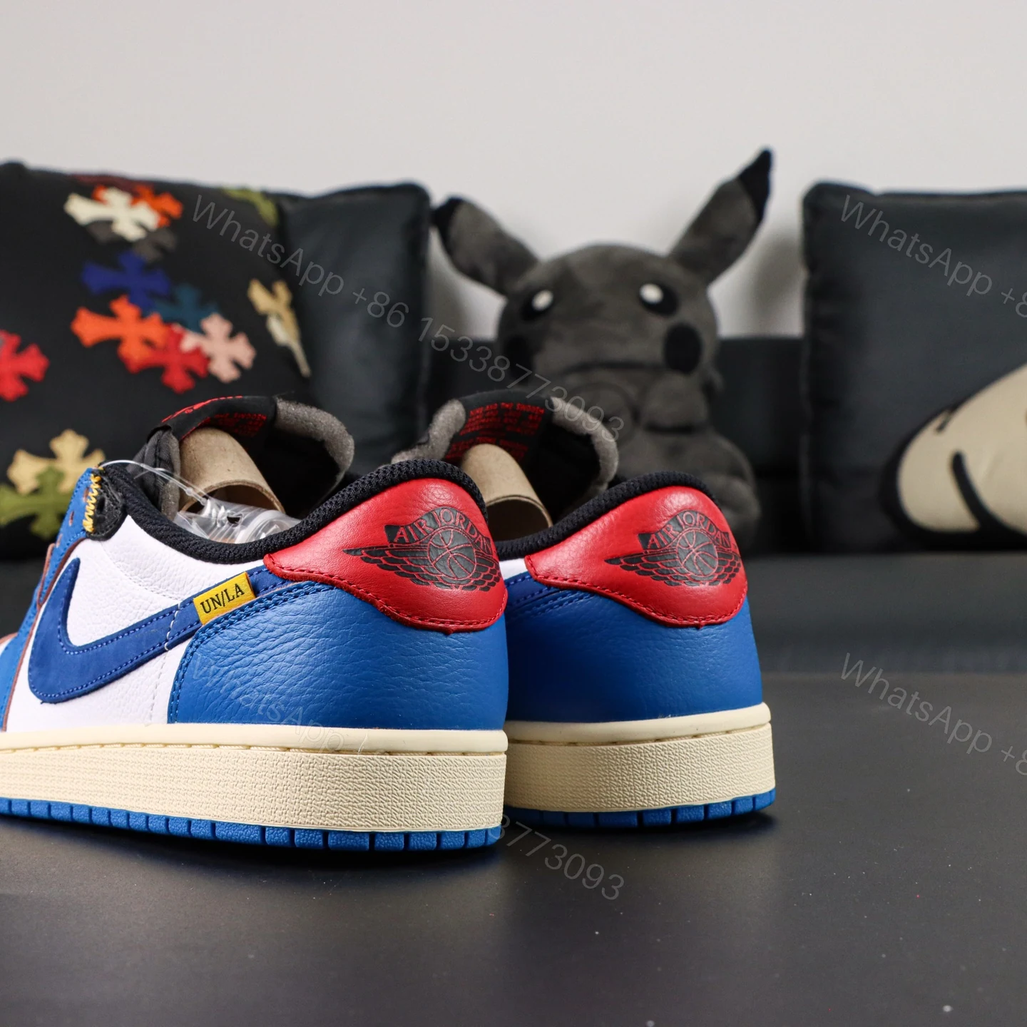 View 5 of Union LA x Air Jordan 1 low Blue
