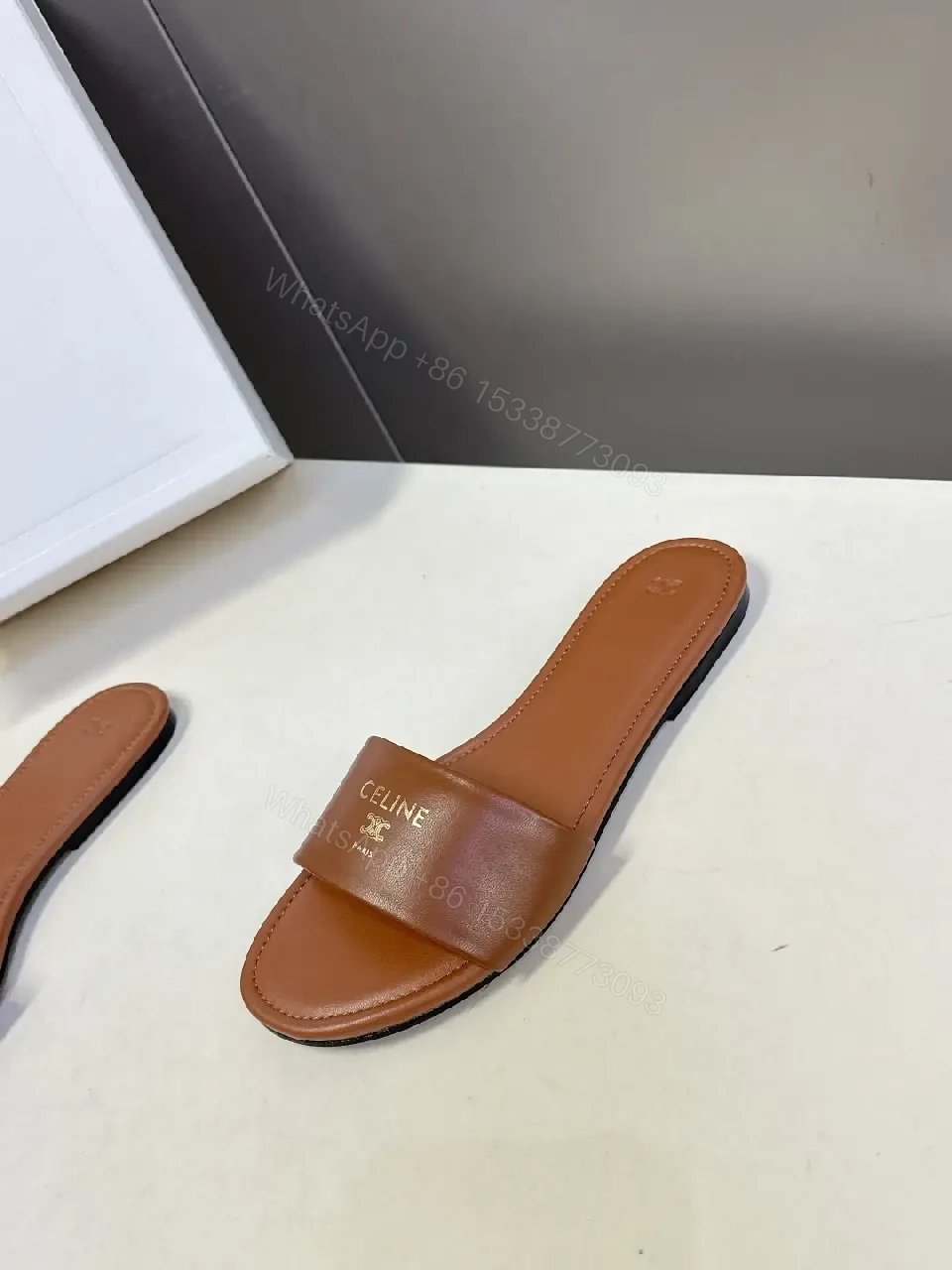 View 10 of Effortless Leather Slides: Refined Minimalist Sandals