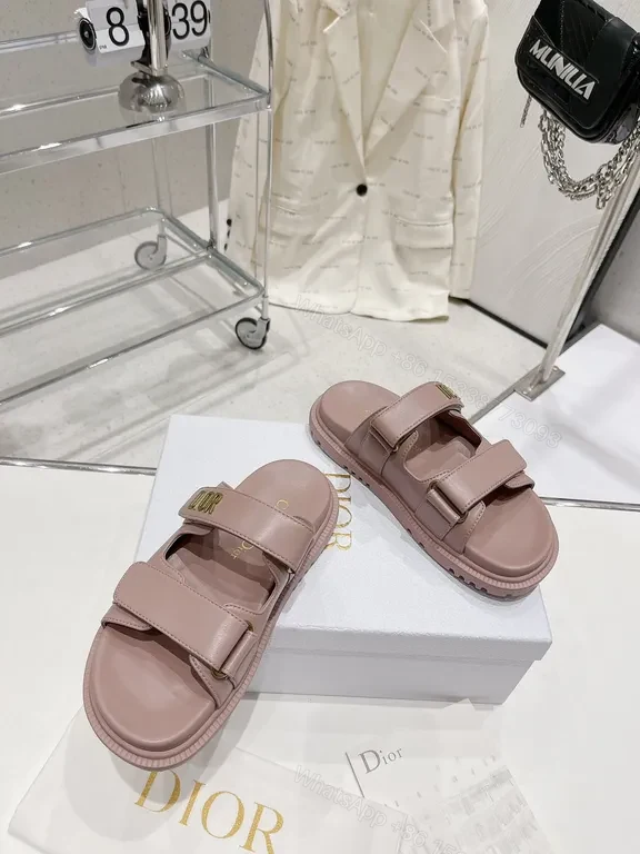 View 3 of Chic Rose-Pink Chunky Sandals with Luxe Dual Straps