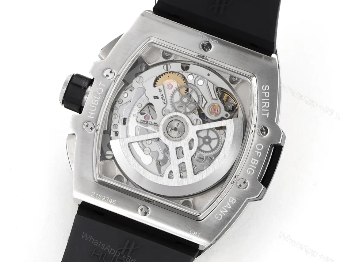 View 8 of HB Factory Hublot Spirit Big Bang Silver Chronograph Watch