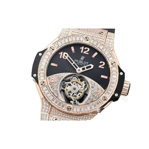 View 4 of Hublot With Diamonds Replica