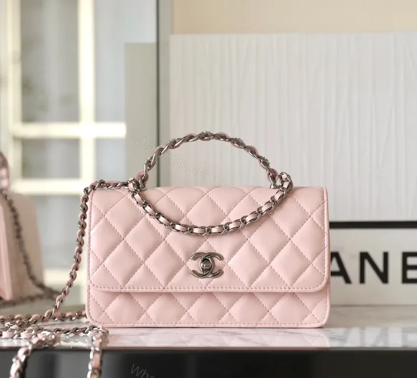 Pink Quilted Flap Bag | Soft Luxury, Everyday Icon — view 1