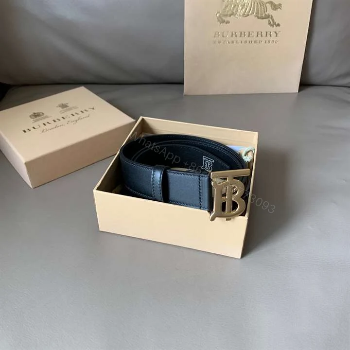 View 5 of BURBERRY MONOGRAM MOTIF LEAHTHER BELT – B31