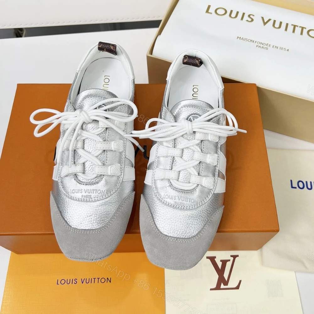 View 2 of Louis Vuitton LV Sneakerina Silver 1AHOJD
