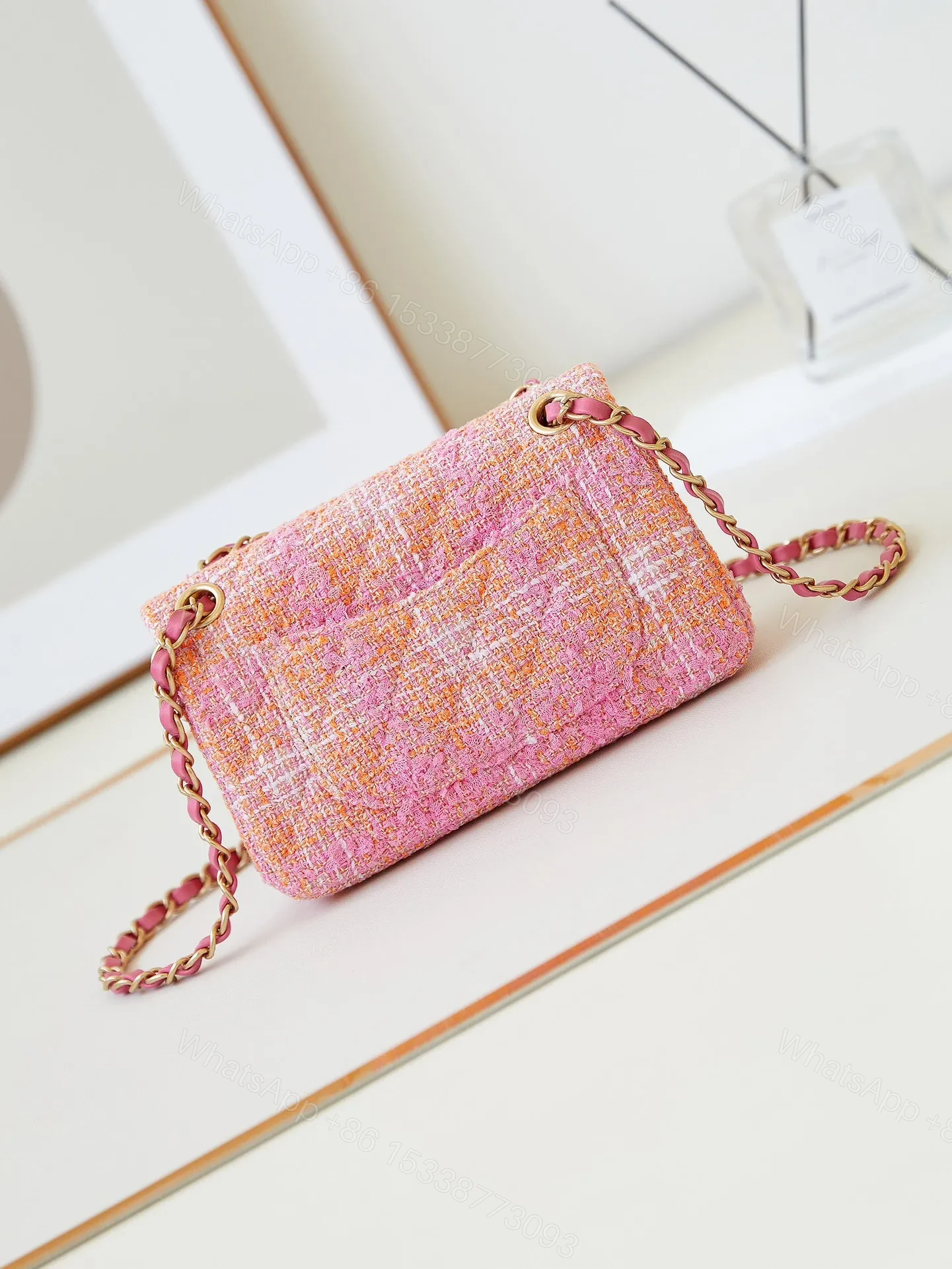 View 4 of Chanel Woven Crossbody Bag