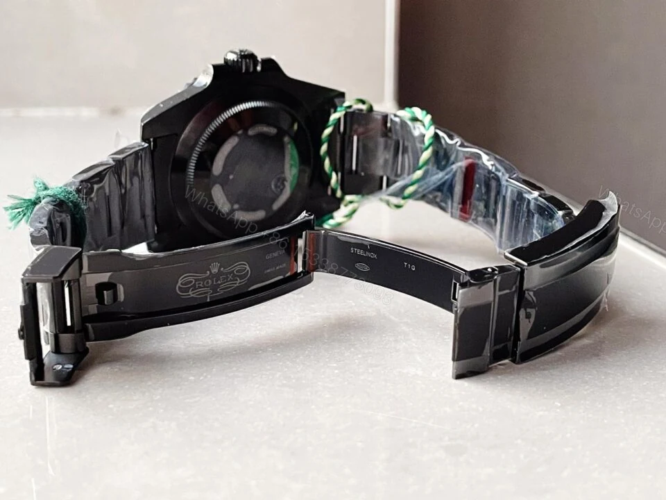 View 7 of V6F FACTORY 1:1 Rolex Submariner 116610 PVD Best Edition Blaken All Black Ceramic 904L Steel A2824