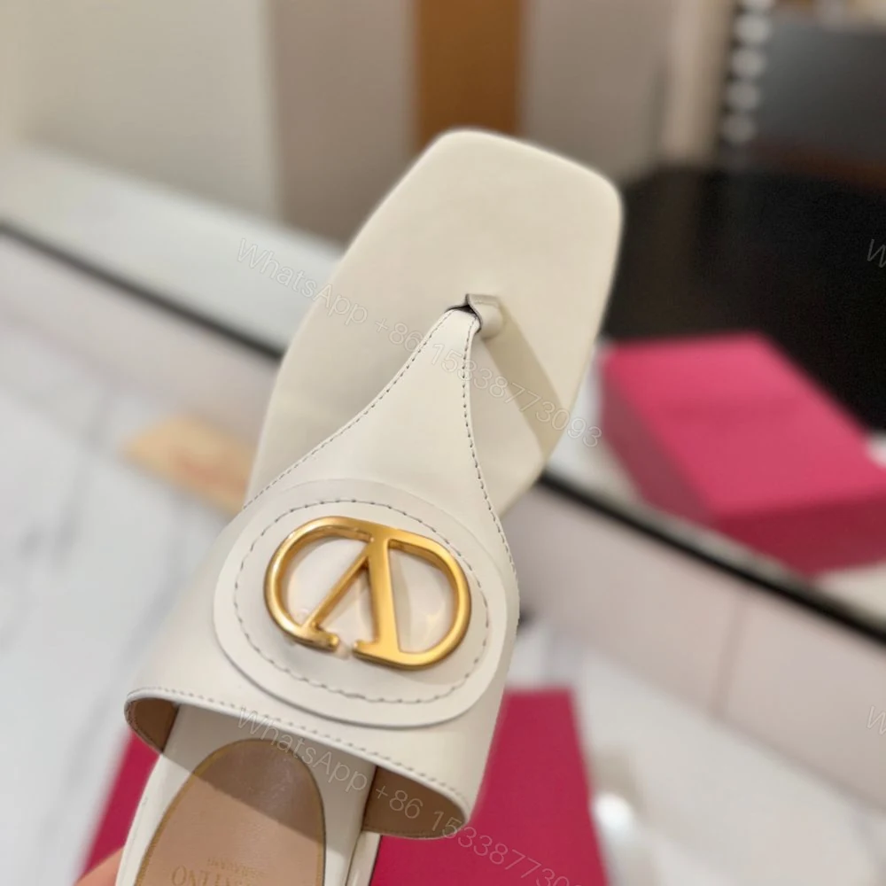 View 8 of Valentino Garavani Vlogo Signature Sandals White