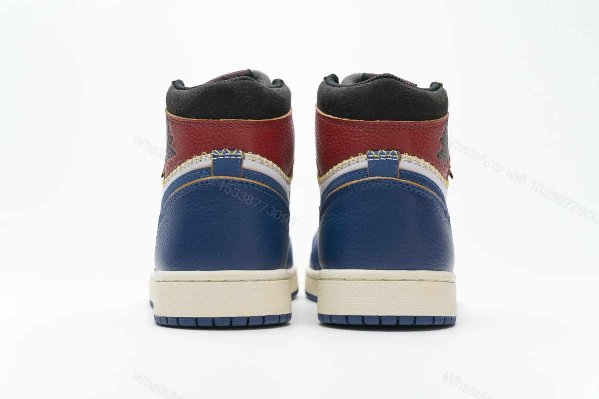 View 5 of Air Jordan 1 Retro High Union Los Angeles Blue Toe BV1300-146