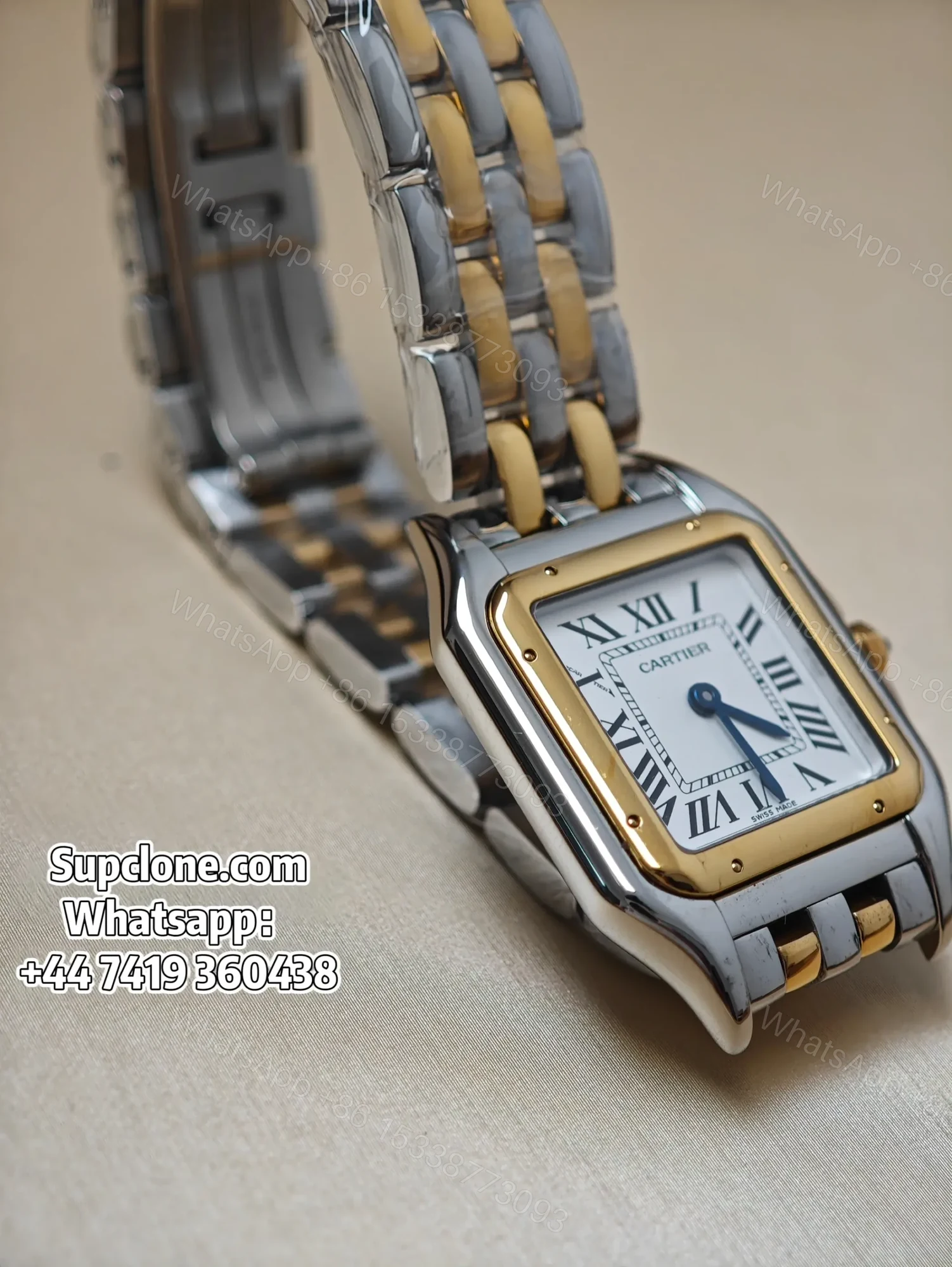 View 3 of Cartier Panthere W2PN0013 Two Tone Super Clone Quartz Watch