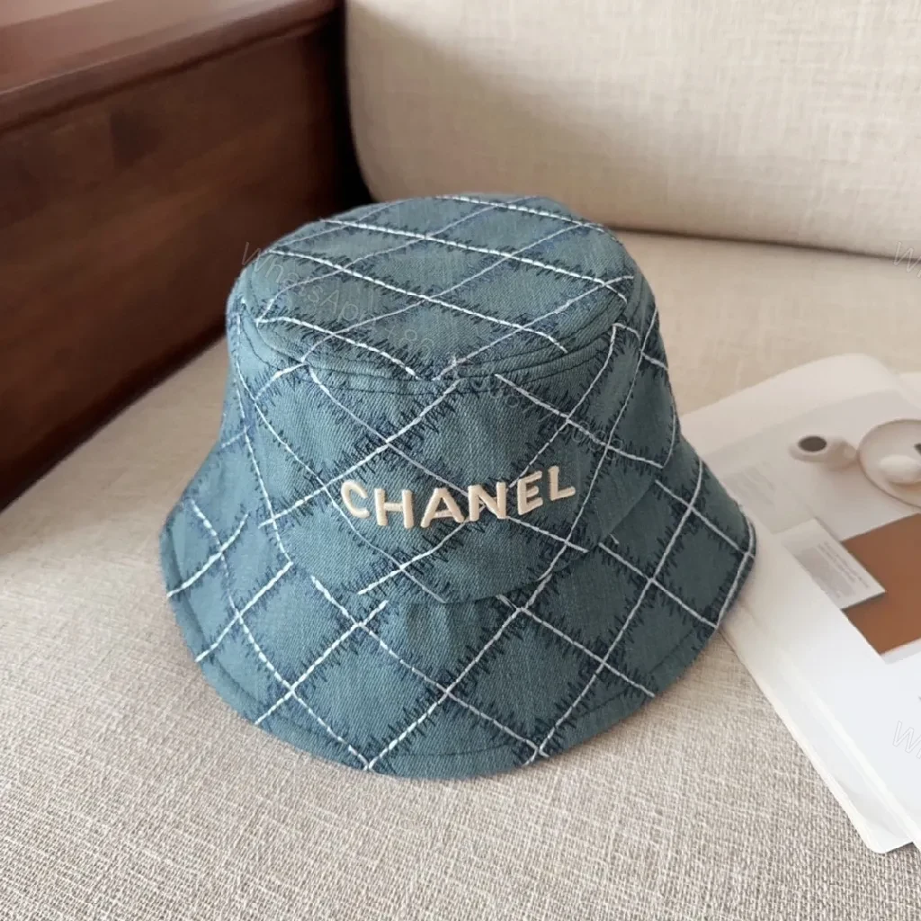 Denim Quilted Bucket Hat — Luxe, All‐Season Style — view 1