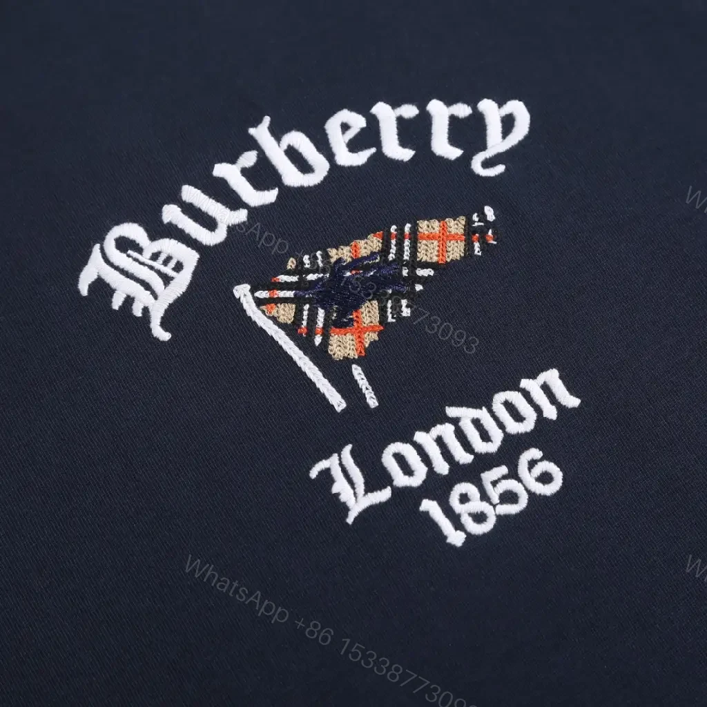 View 5 of Navy Cotton T‐shirt Logo Graphic T-Shirt