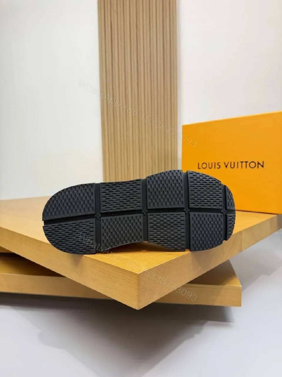 View 6 of Monogram Texture Sneakers: All‐Day Comfort, Black/White Style