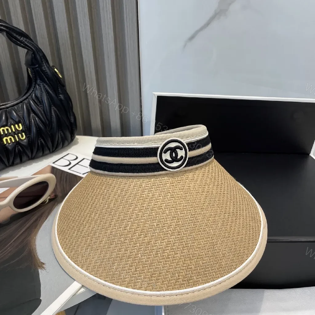 View 5 of Straw Visor: Lightweight, Resort-Ready with Luxe Logo Band