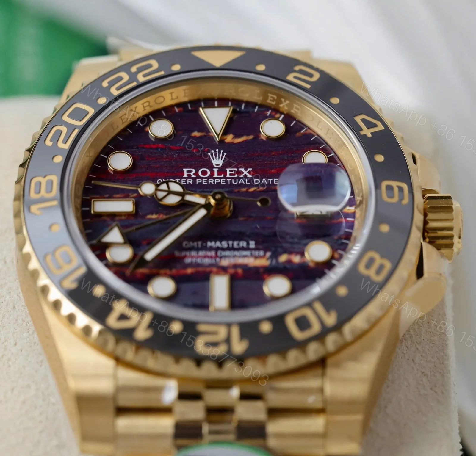 View 7 of Rolex GMT-Master II 126718GRNR Tiger Iron Dial