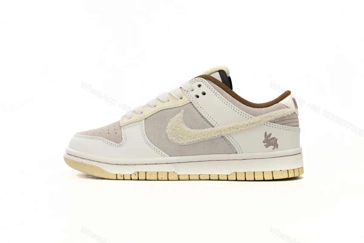View 13 of Nike Dunk Low Retro PRM Year of the Rabbit Fossil Stone (2023) FD4203-211