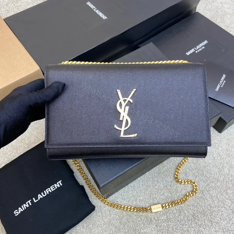 Saint Laurent Kate Wallet on Chain: Luxury, Compact, Hands-Free — view 1