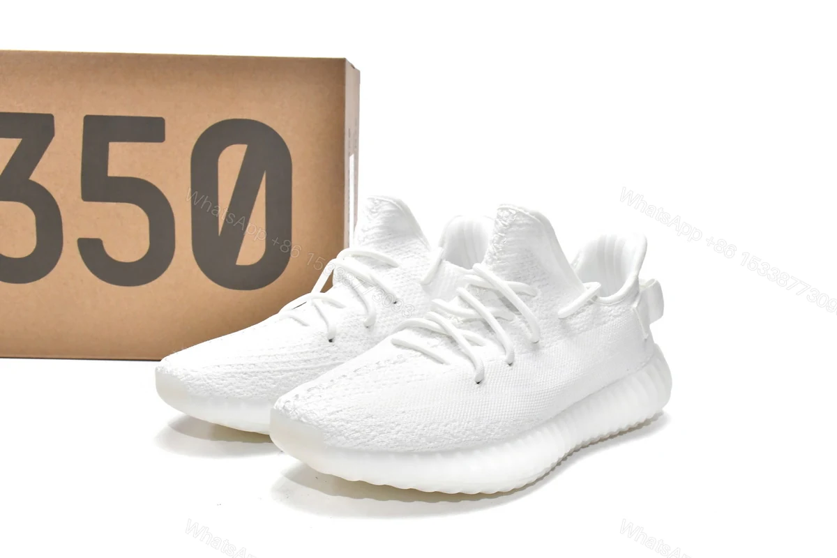 Dope sneakers Yeezy Boost 350 V2 Cream/Triple White CP9366 — view 2