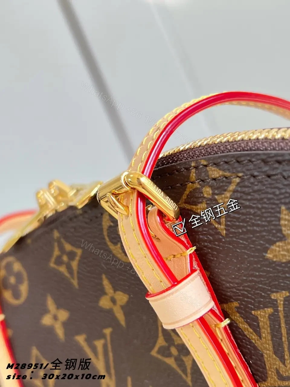 View 4 of Marble Monogram Dome Bag: Structured Luxury Tote