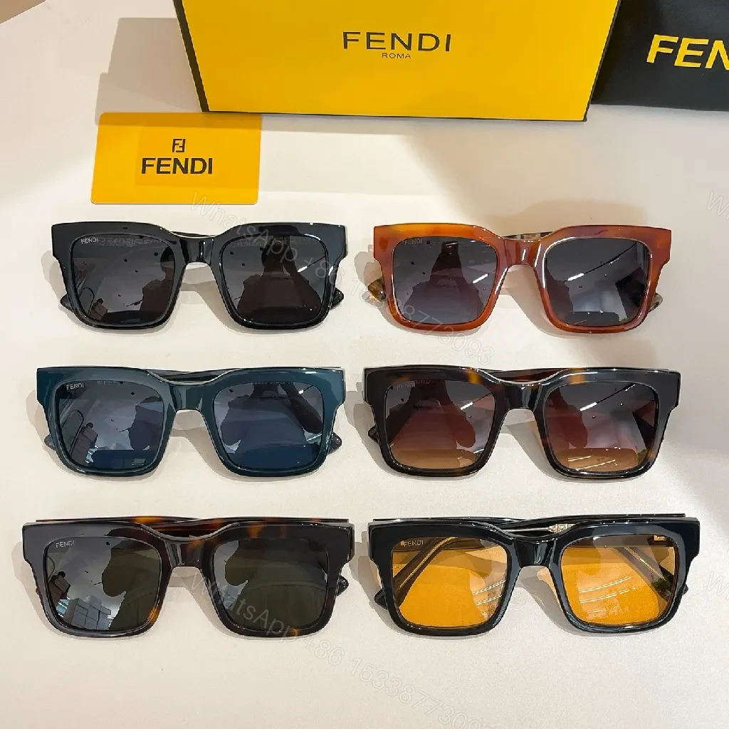 View 4 of Tortoise-Texture Acetate Squared Sunglasses, UV Protection