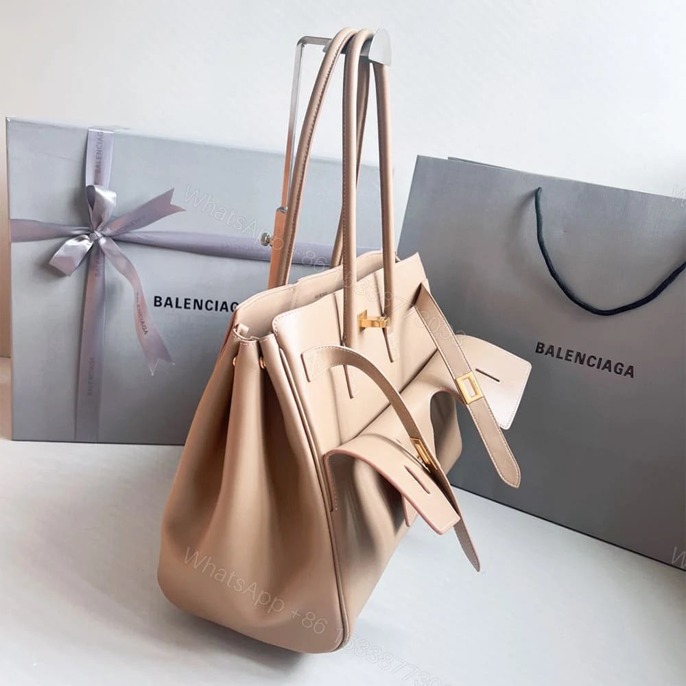 View 3 of Balenciaga Women’s Bel Air Carry All Bag Medium(HIGH-END GRADE)