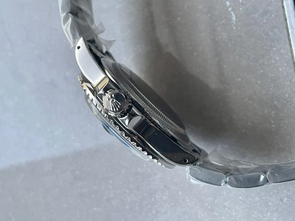 View 8 of VINTAGE Rolex Submariner Date Tiffany & Co 16610A30B9315 Black dial with SS bracelet