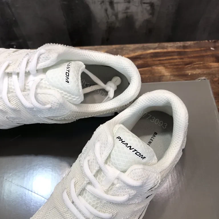 View 7 of Balanced Phantom White Sneakers: Luxury All-Day Comfort
