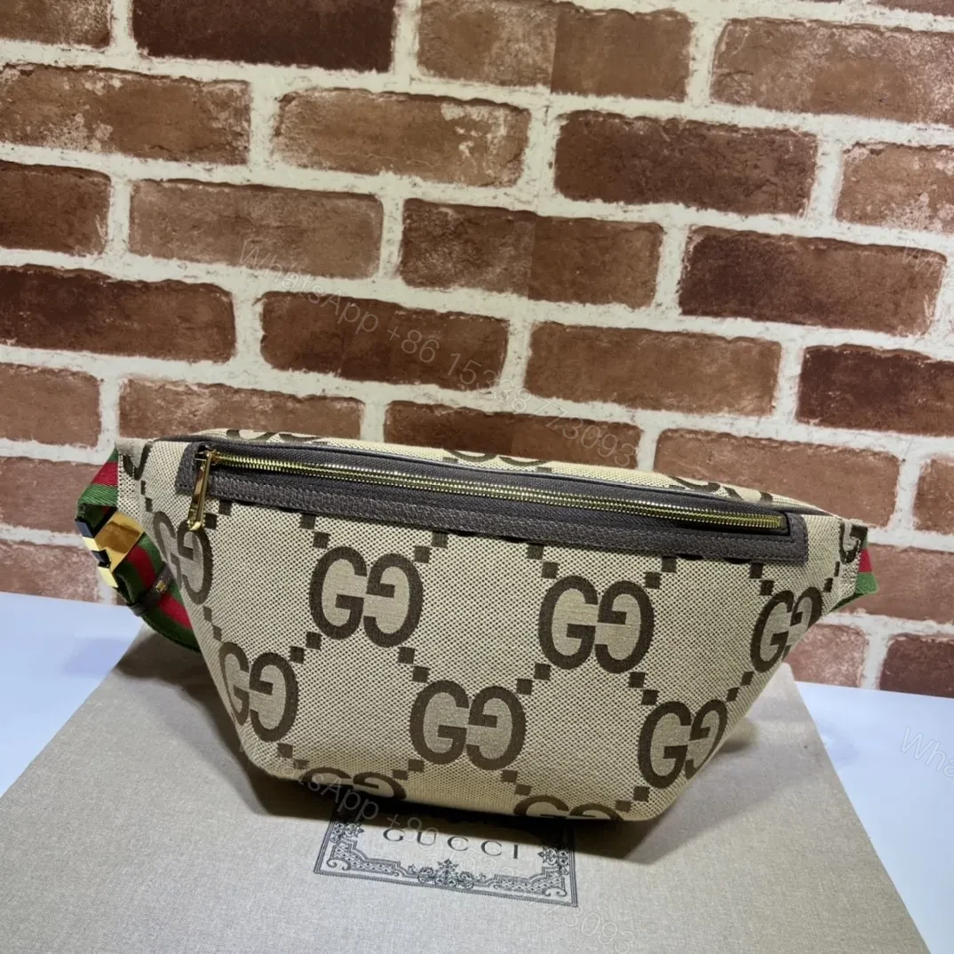 Gucci Belt Bag Jumbo GG Canvas Large Brown — view 1