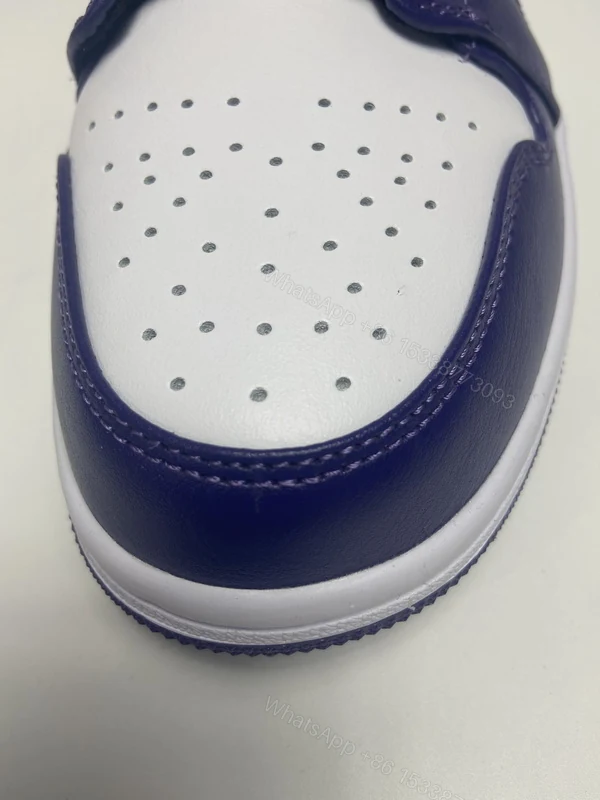 View 6 of Air Jordan 1 Low Court Purple 553558-500