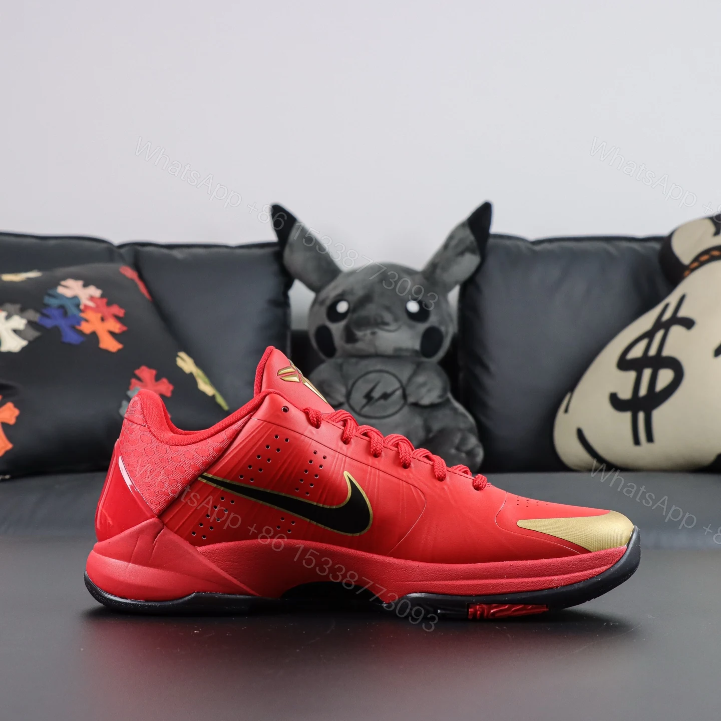 View 2 of Kobe 5 Protro “Year of the Mamba University Red” Reps