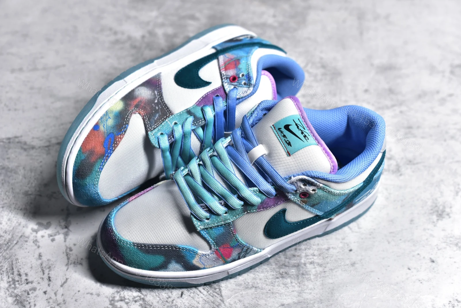 View 7 of Futura Laboratories x Nike SB Dunk Low Replica