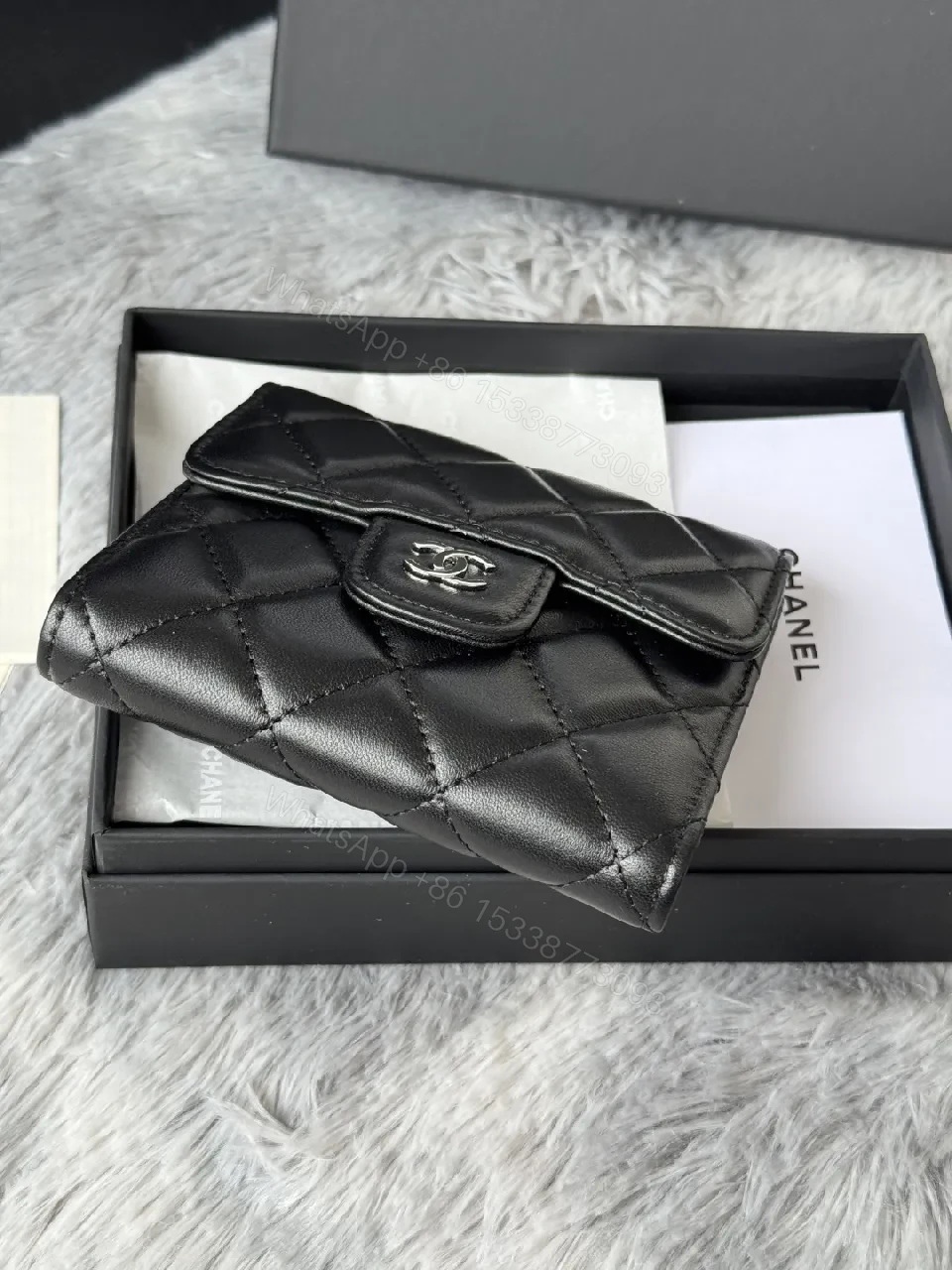 View 8 of Quilted Leather Wallet—Compact Luxury, Everyday Practicality