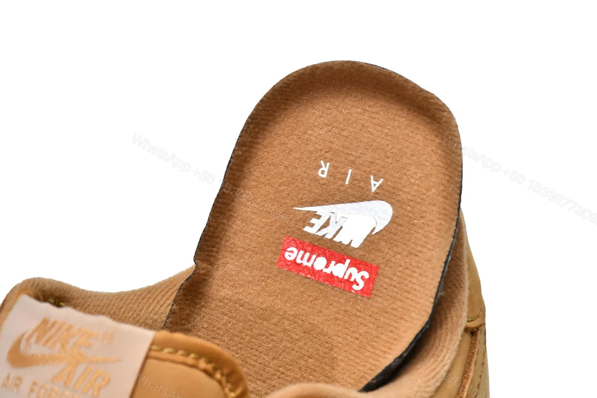 View 8 of Supreme x Nike Air Force 1 Low Flax DN1555-200