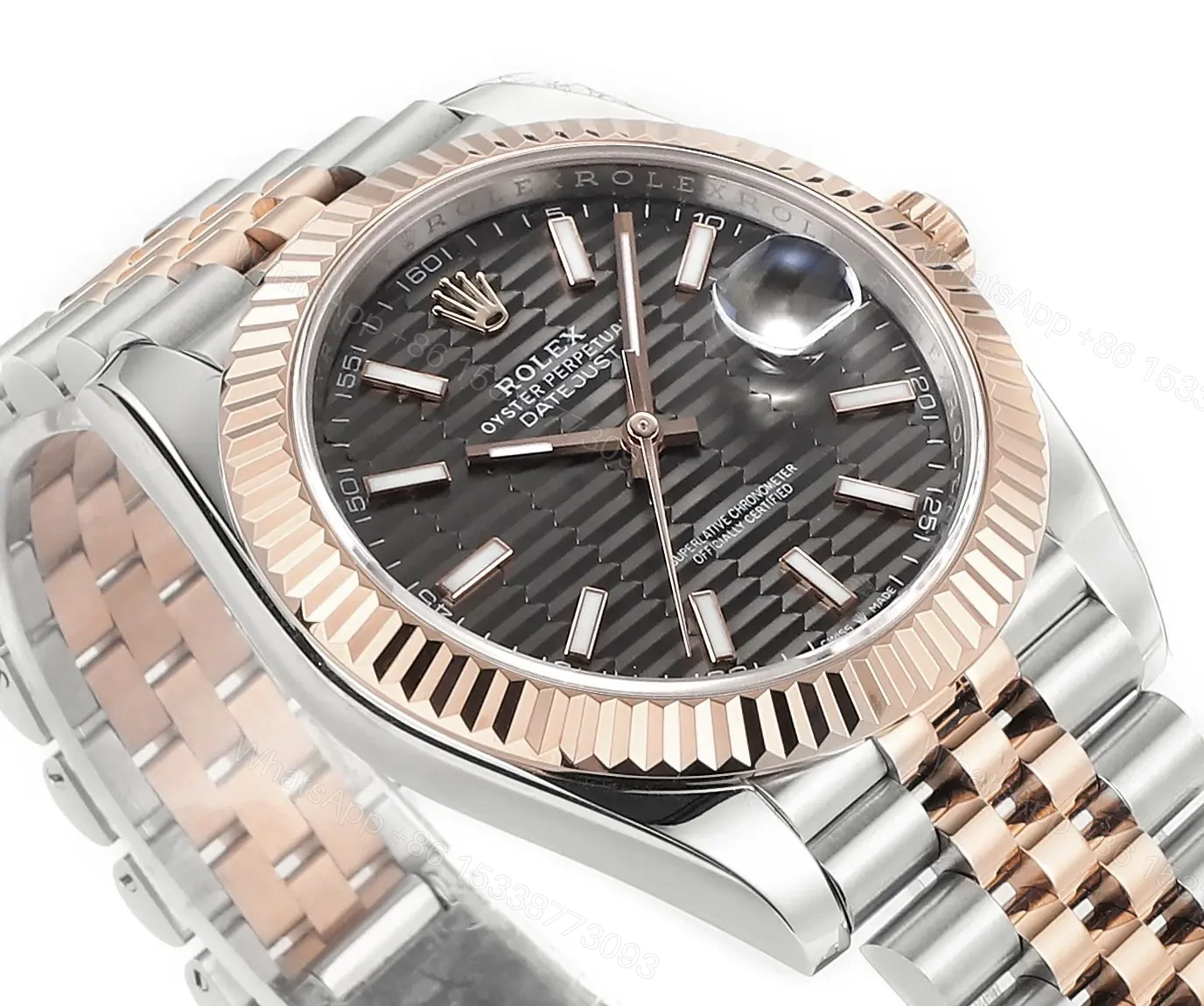 View 5 of BT Factory Clean Factory DDF Classic Two-Tone Rolex Style Watch
