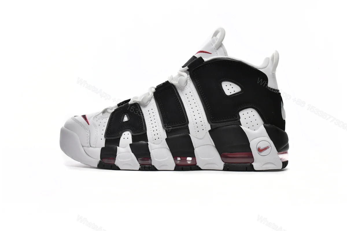 View 6 of Nike Air More Uptempo Black and White Panda 414962-105