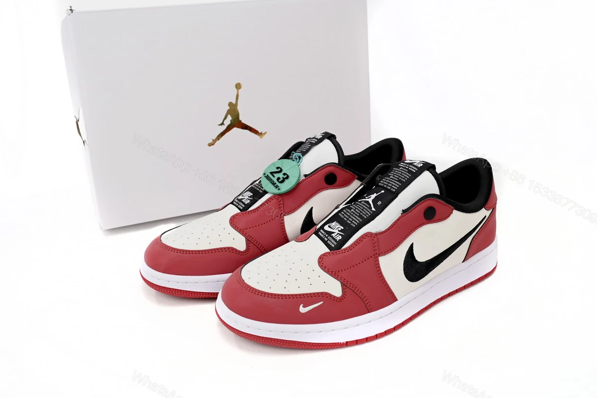 Air Jordan 1 Low Slip WMNS NRG White Red BQ8462-601 — view 2