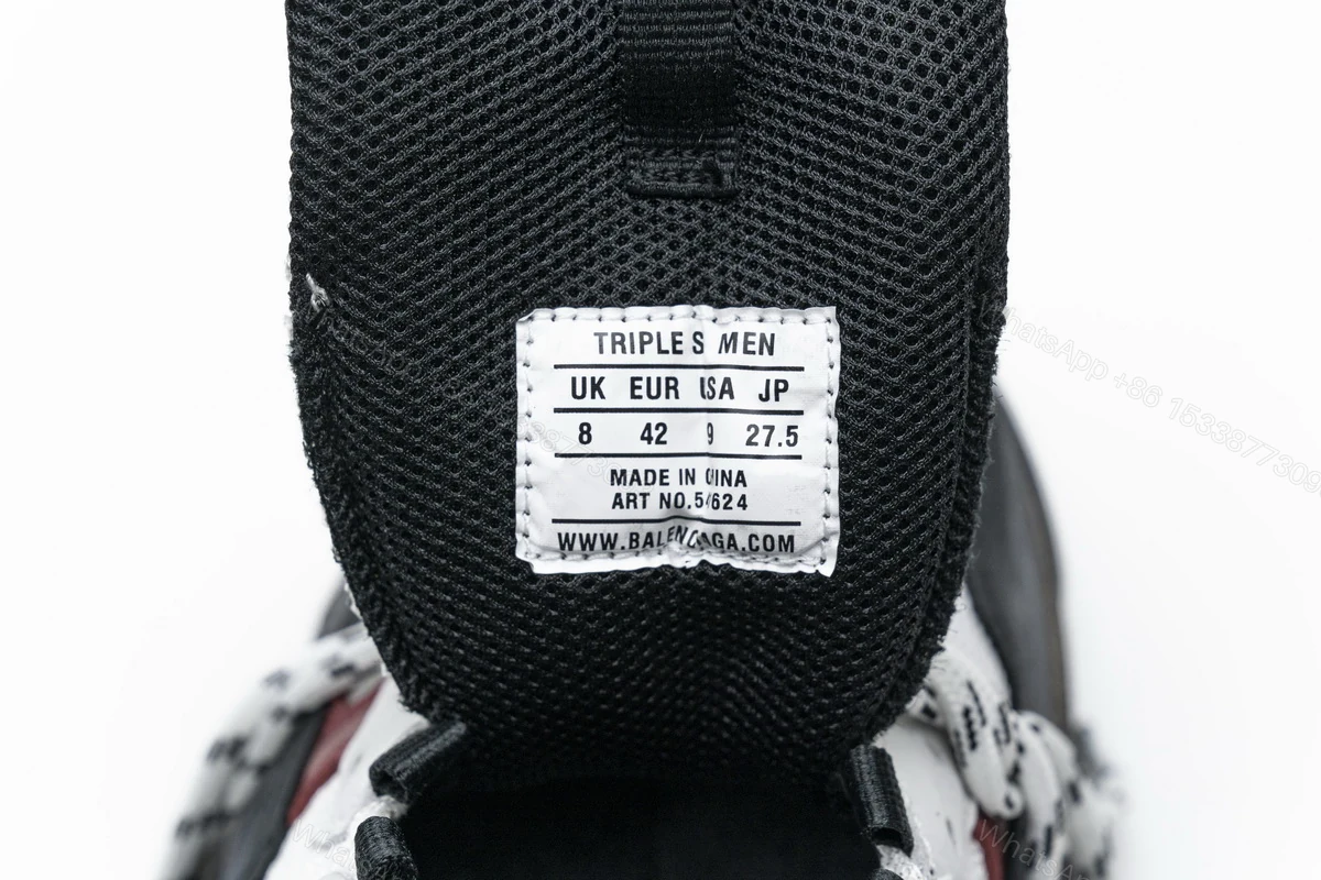View 9 of Balenciaga NEW Triple S Black Brown Red 541624 W09O1 2268