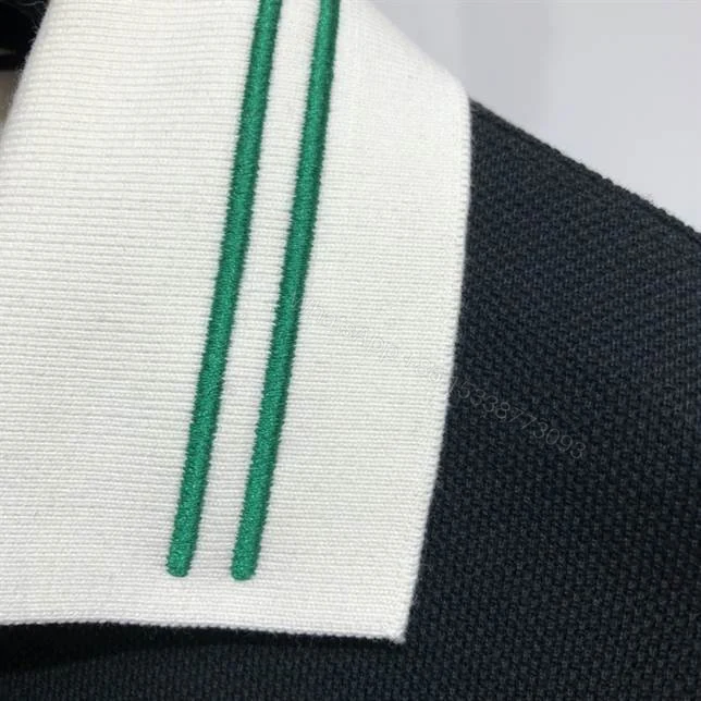 View 4 of Cotton piquet polo with Interlocking G – GC40