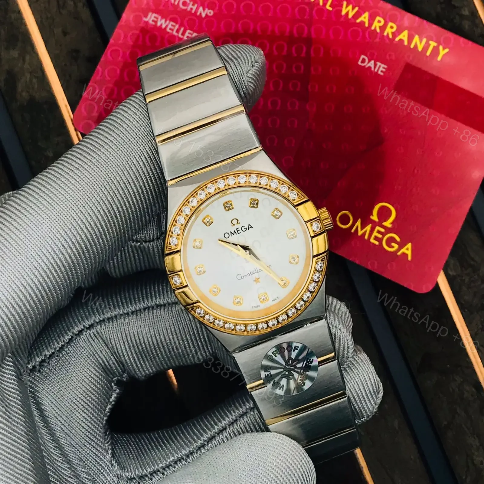 Omega Constellation wrist watch — view 1