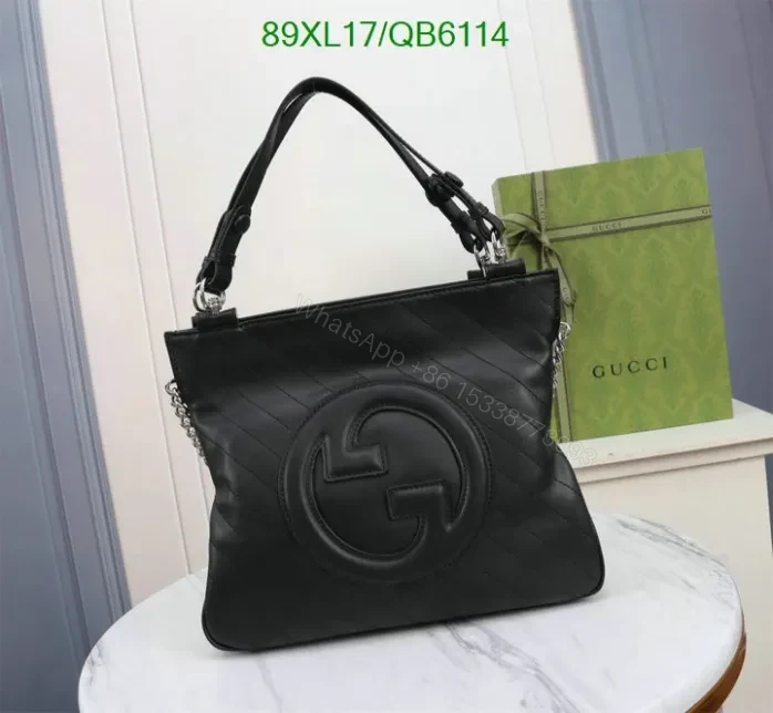 View 8 of Gucci Knockoff Brown Blondie Small Shoulder Bag QB61144 – Iconic Interlocking G Design