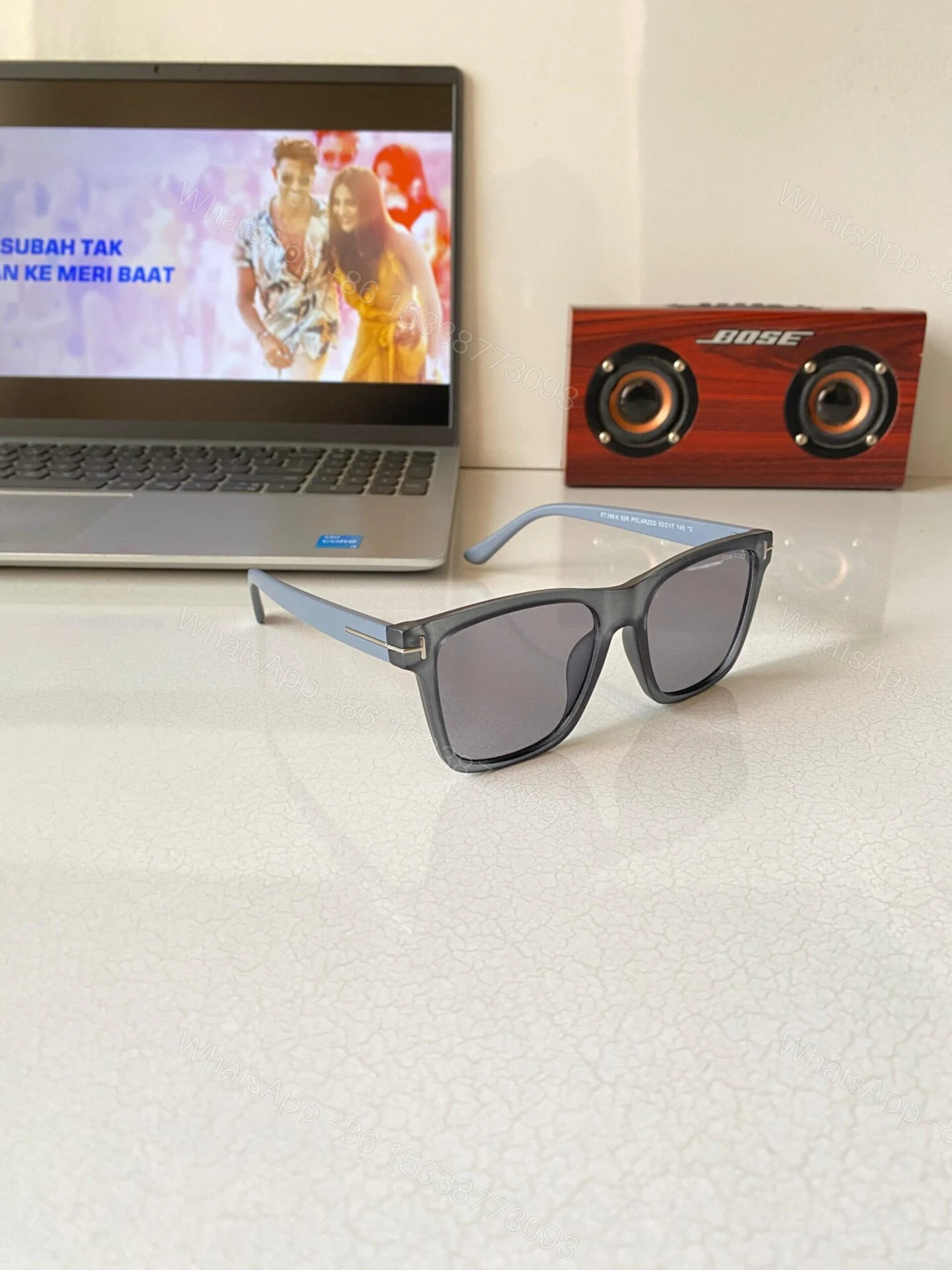 View 6 of Tom Ford Sunglasses Black-Grey Frame